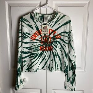 VS PINK long sleeve crop top